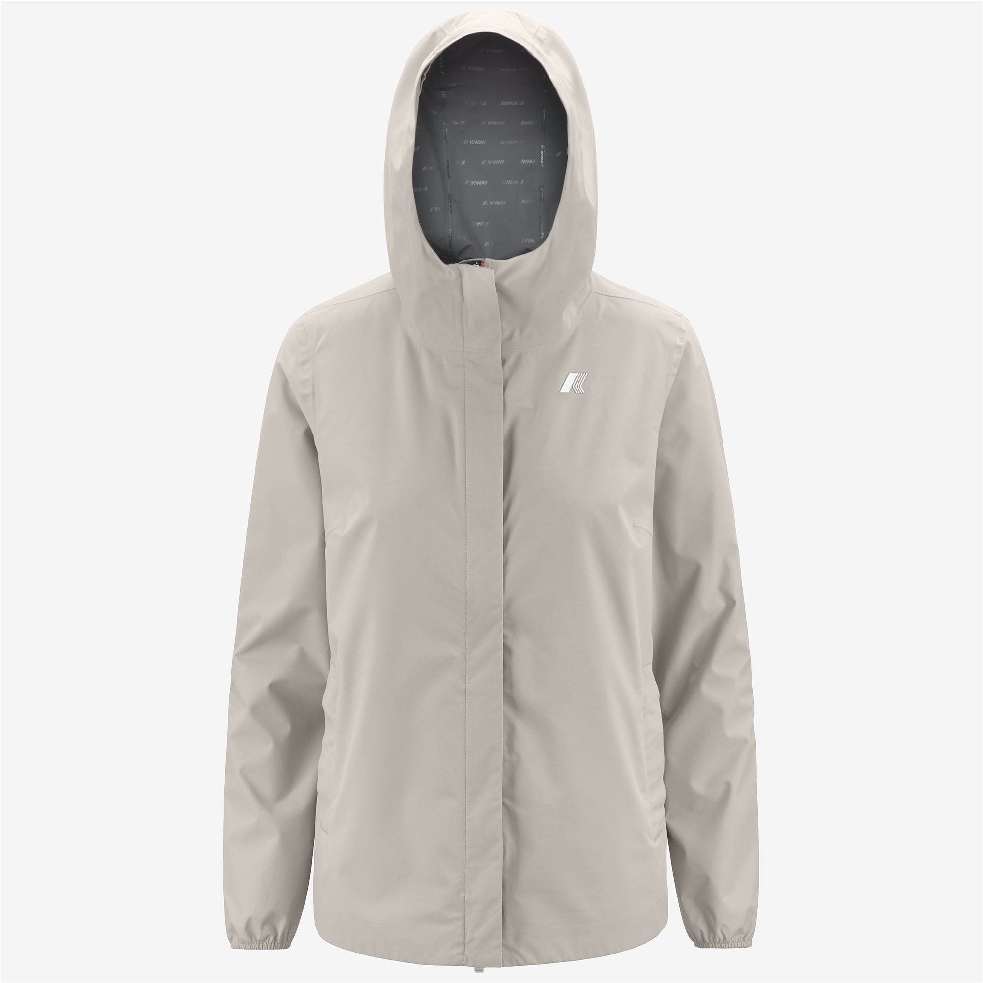 MARGUERITE STRETCH DOT - Jackets - Mid - Woman - BEIGE LT