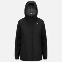 MARGUERITE STRETCH DOT - Jackets - Mid - Woman - BLACK PURE
