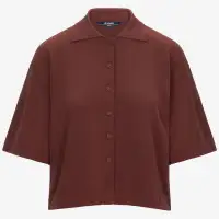 CARRY - KNITWEAR - Jacket - Woman - BROWN FIERY