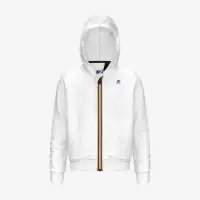 P. LE VRAI ARNEL POLY COTTON - Fleece - Jacket - Kid unisex - WHITE