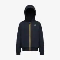 P. LE VRAI ARNEL POLY COTTON - Fleece - Jacket - Kid unisex - BLUE DEPTH