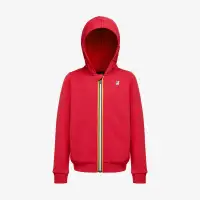 P. LE VRAI ARNEL POLY COTTON - Fleece - Jacket - Kid unisex - RED BERRY