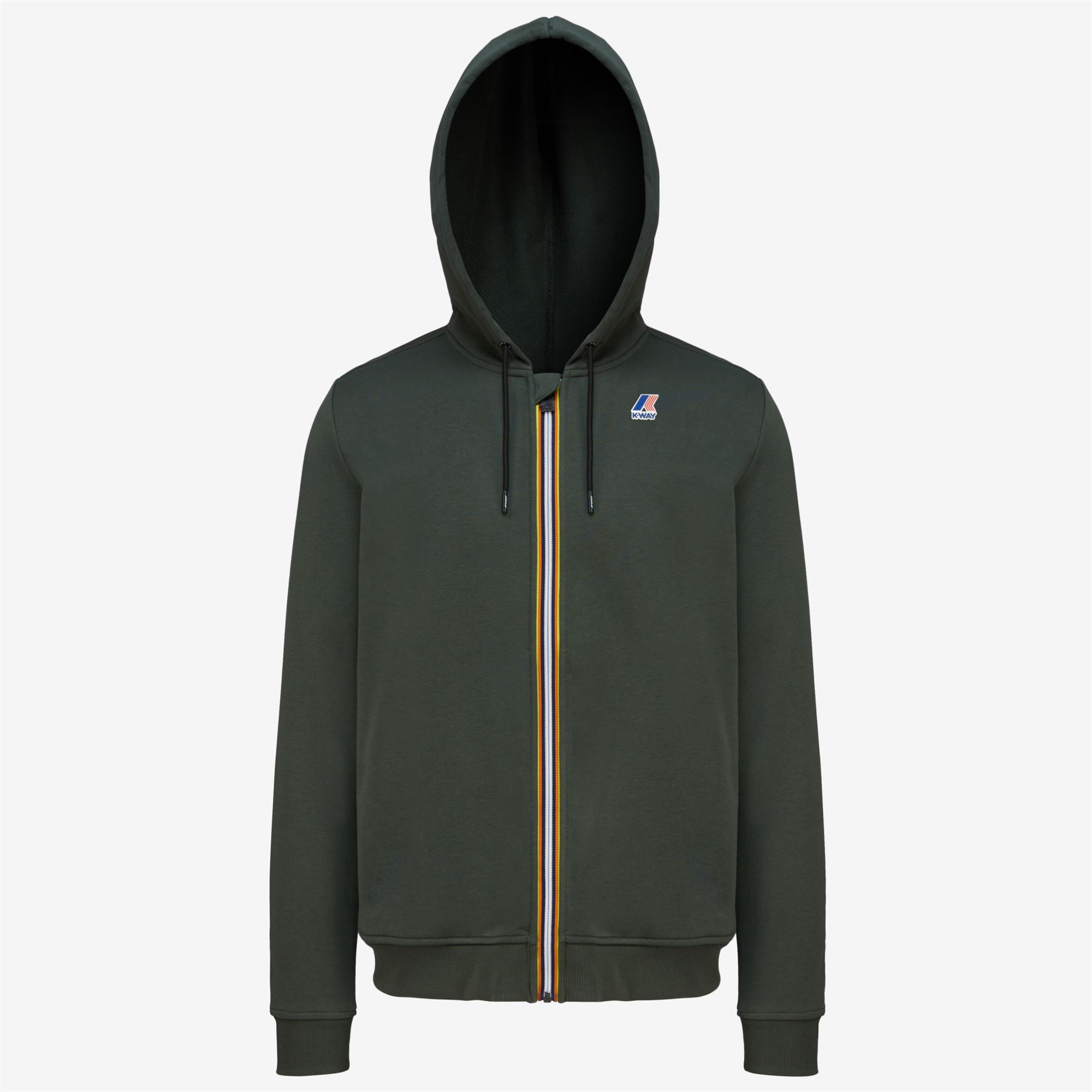 LE VRAI ARNEL POLY COTTON - Fleece - Jacket - Unisex - GREEN BLACKISH