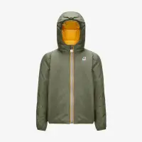 P. JACQUES THERMO PLUS.2 REVERSIBLE - Jackets - Short - Boy - GREEN BLACKISH-YELLOW SUNFLOWER