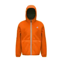 P. JACQUES POLAR REVERSIBLE - Fleece - Jacket - Boy - ORANGE RUST-GREEN BLACKISH