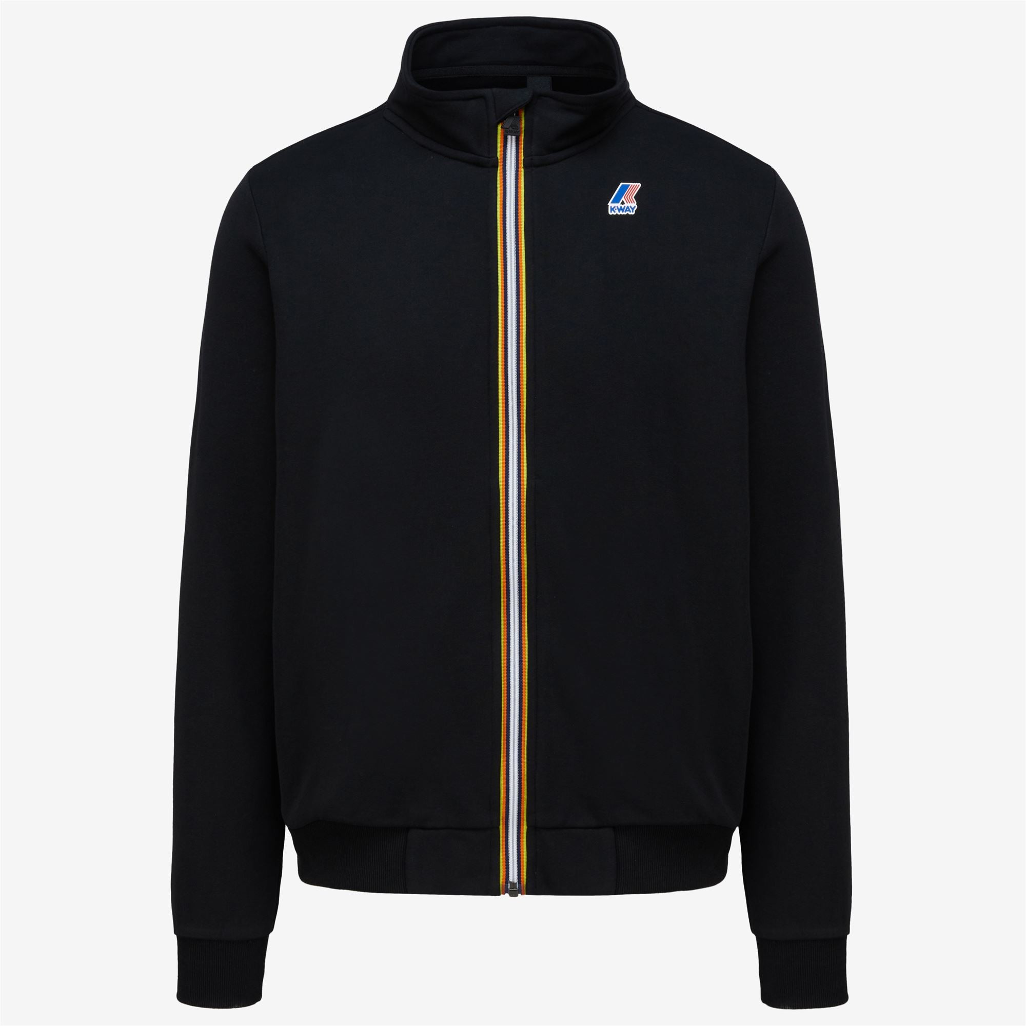 AUGUR POLY COTTON - Fleece - Jacket - Unisex - BLACK PURE