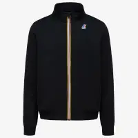 AUGUR POLY COTTON - Fleece - Jacket - Unisex - BLACK PURE