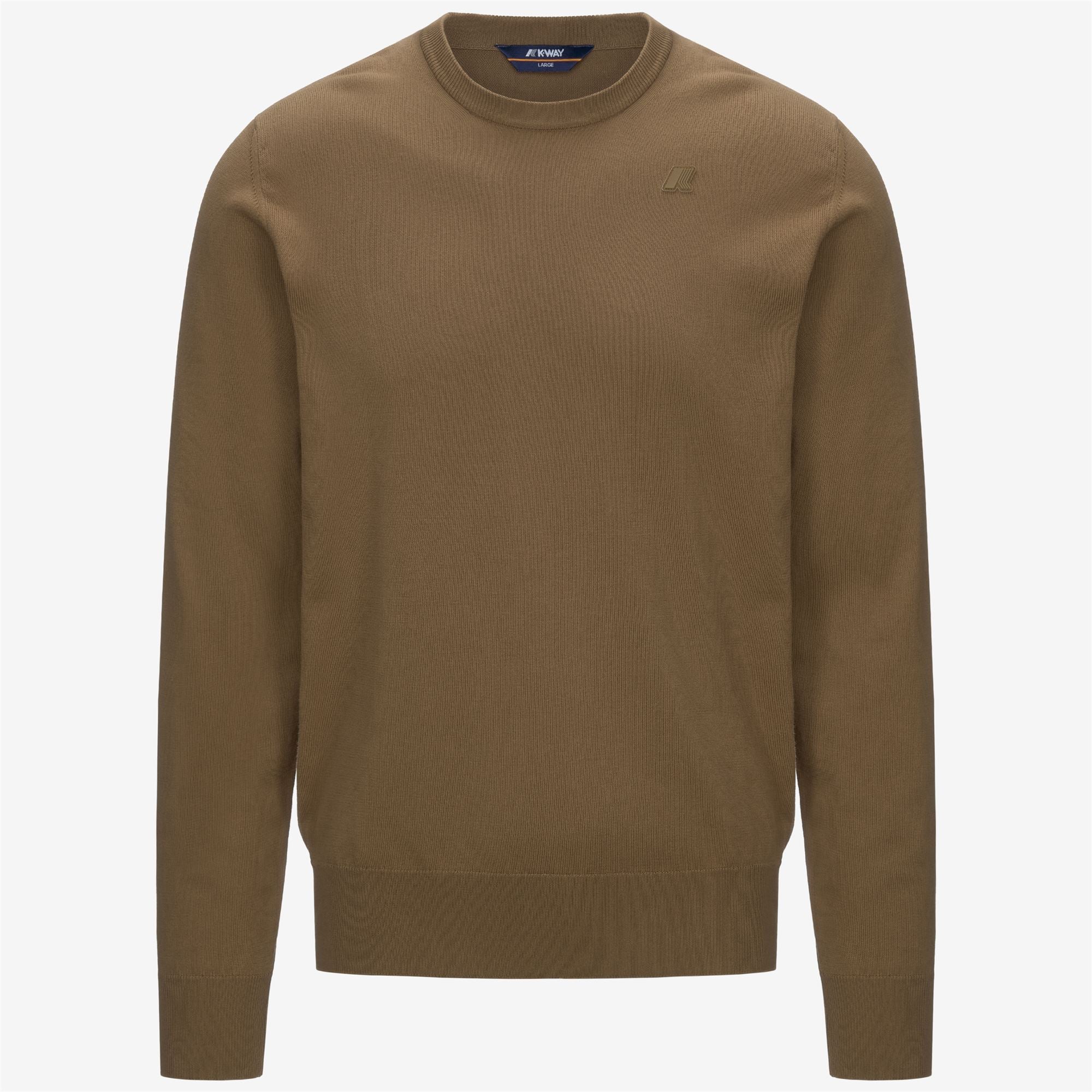 SEBASTIEN COTTON PS - KNITWEAR - Pull  Over - Man - BROWN CORDA