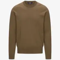 SEBASTIEN COTTON PS - KNITWEAR - Pull  Over - Man - BROWN CORDA
