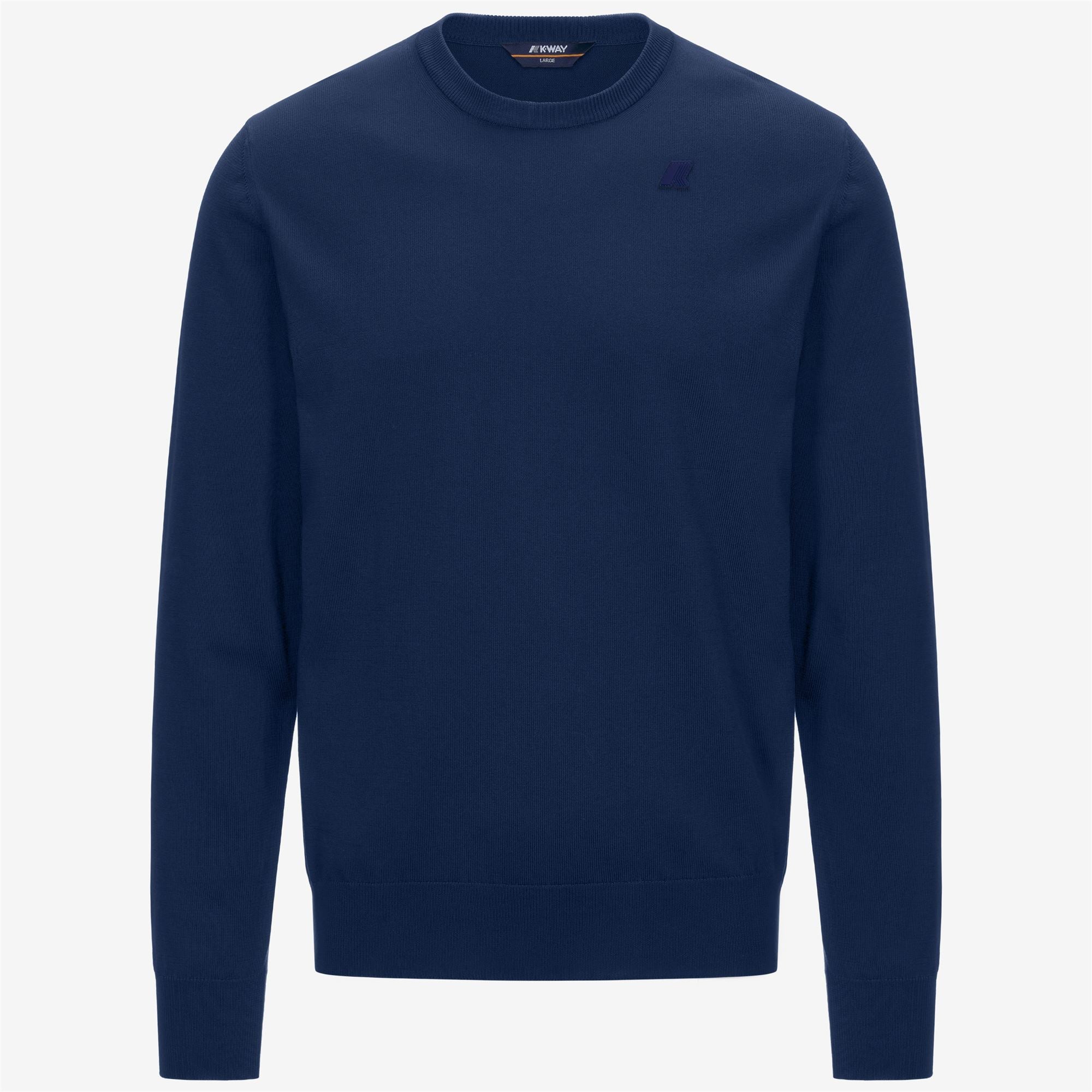 SEBASTIEN COTTON PS - KNITWEAR - Pull  Over - Man - BLUE DEPTHS