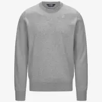SEBASTIEN COTTON PS - KNITWEAR - Pull  Over - Man - GREY MEL