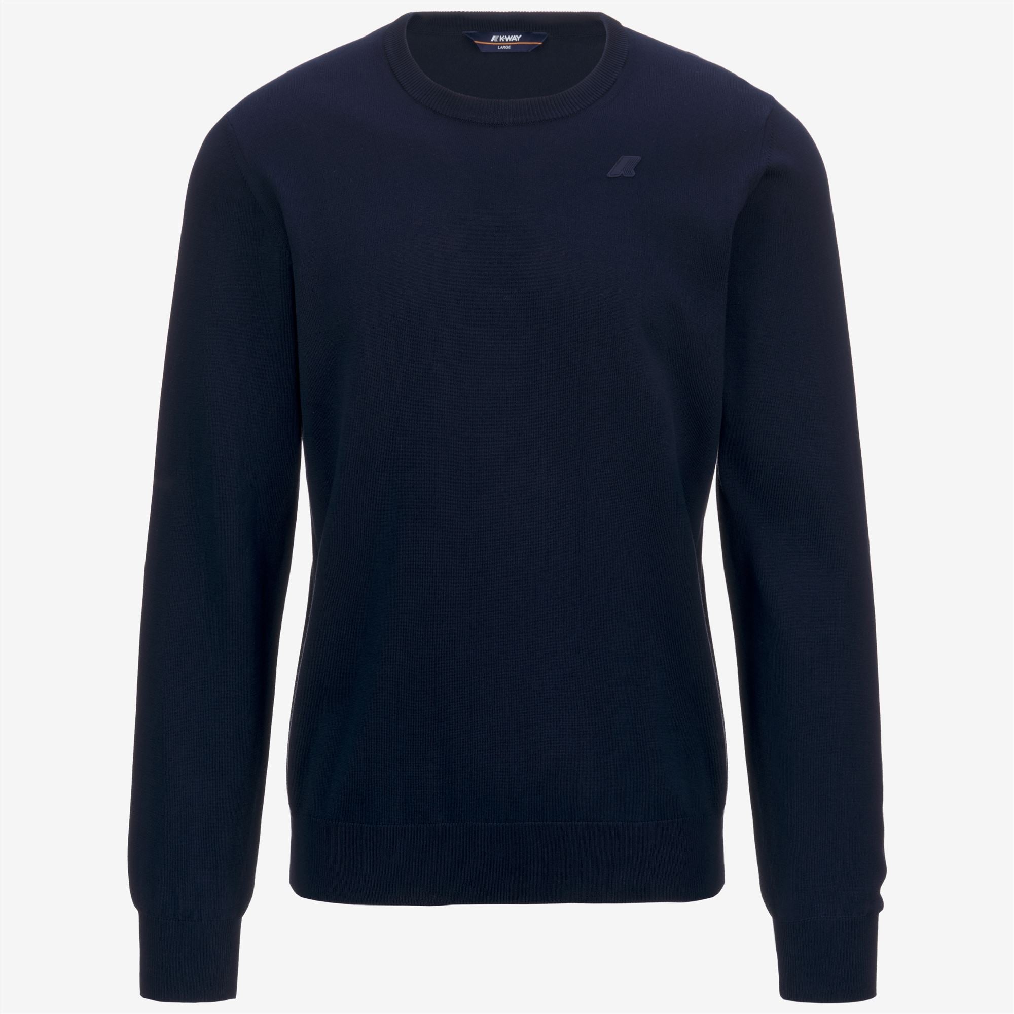 SEBASTIEN COTTON PS - KNITWEAR - Pull  Over - Man - BLUE DEPTH