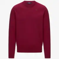 SEBASTIEN COTTON PS - KNITWEAR - Pull  Over - Man - RED DK