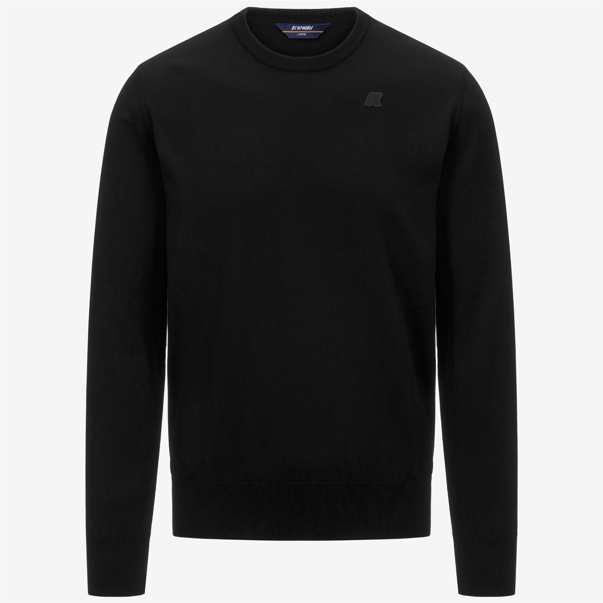 SEBASTIEN COTTON PS - KNITWEAR - Pull  Over - Man - BLACK PURE