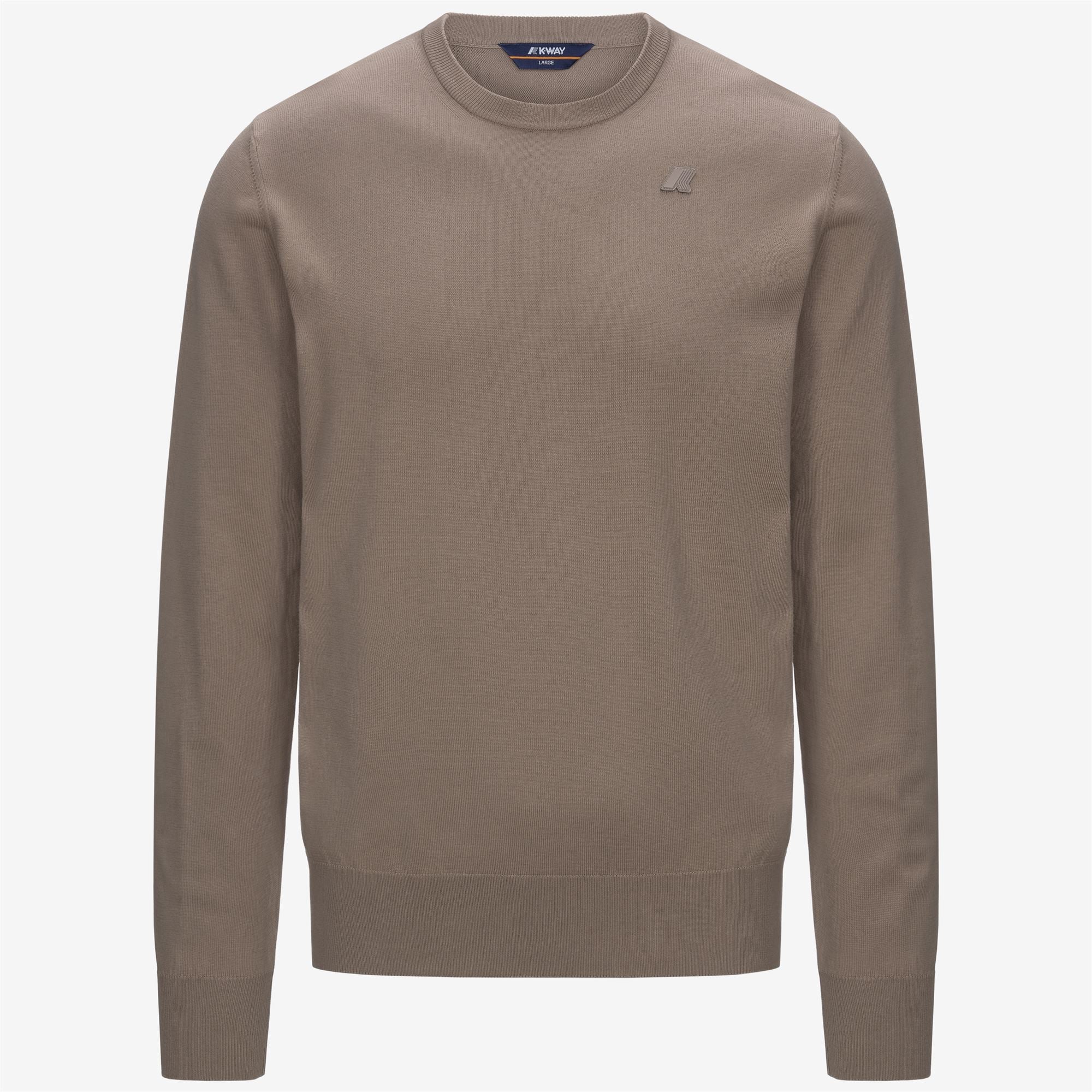 SEBASTIEN COTTON PS - KNITWEAR - Pull  Over - Man - BEIGE TAUPE