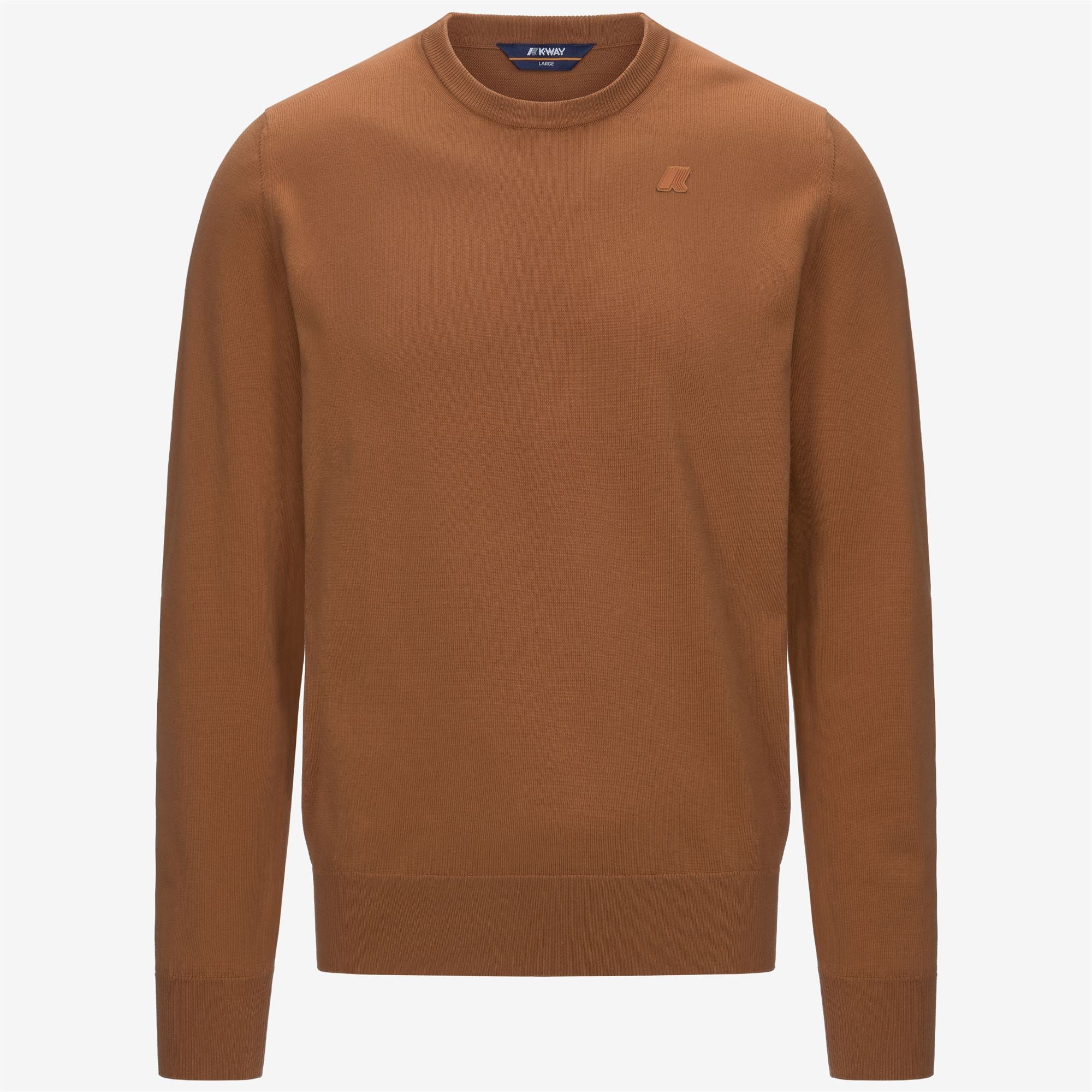 SEBASTIEN COTTON PS - KNITWEAR - Pull  Over - Man - BROWN BRAN