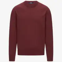 SEBASTIEN COTTON PS - KNITWEAR - Pull  Over - Man - BROWN FIERY