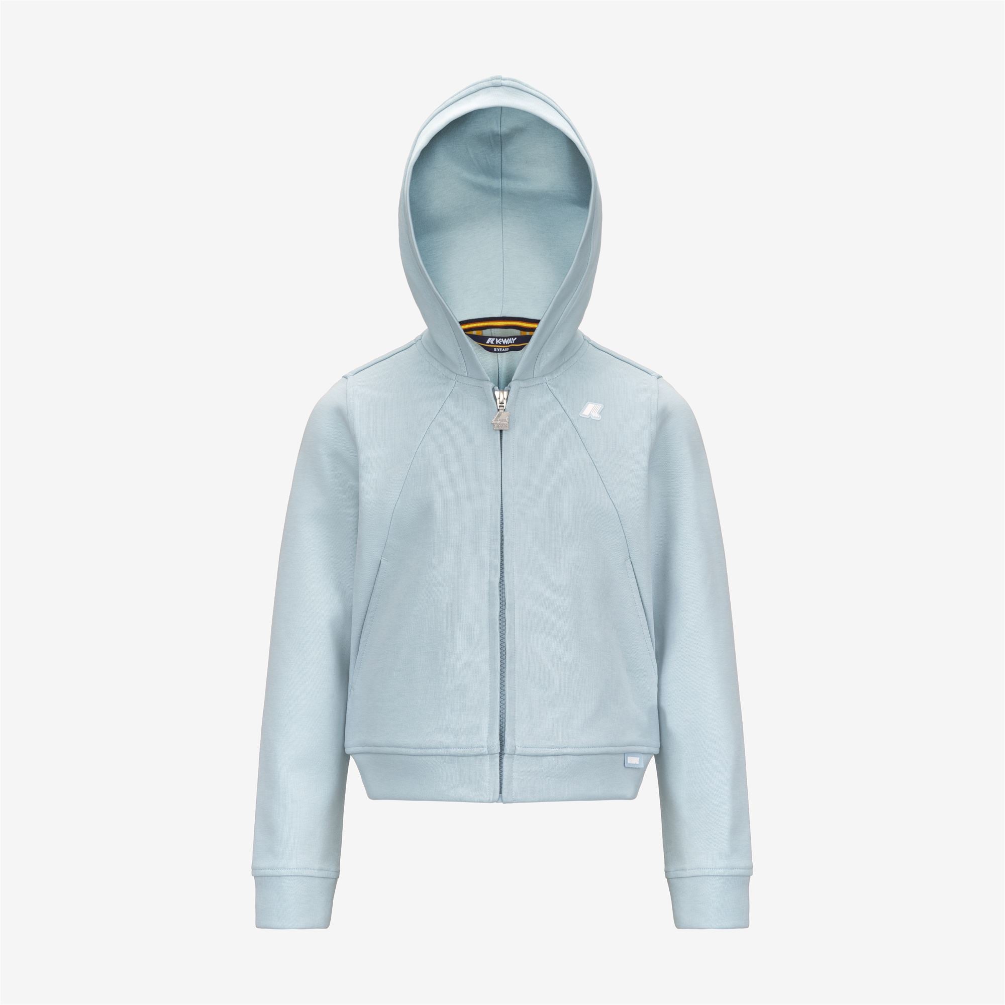 P. RENA INTERLOCK - Fleece - Jacket - Girl - BLUE BABY