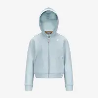 P. RENA INTERLOCK - Fleece - Jacket - Girl - BLUE BABY