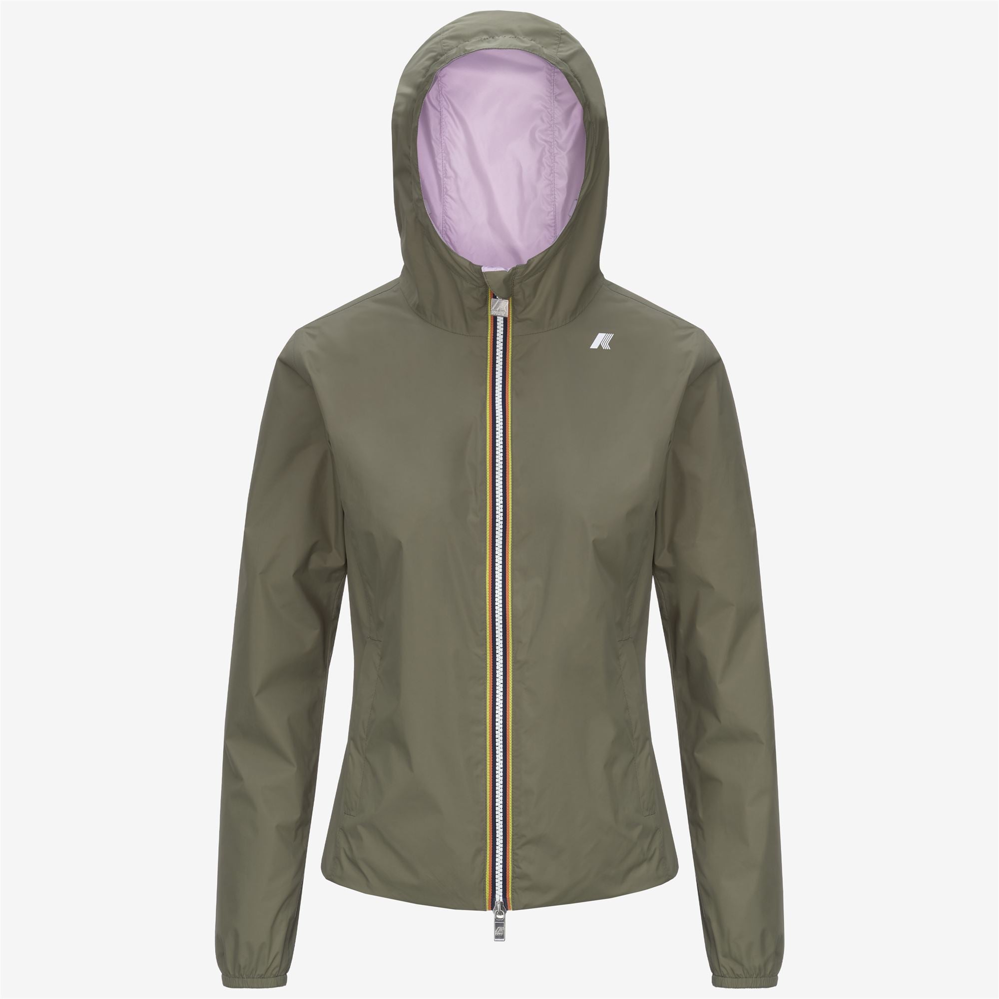 LILY PLUS.2 REVERSIBLE - Jackets - Short - Woman - GREEN LICHEN-VIOLET LT LILAC