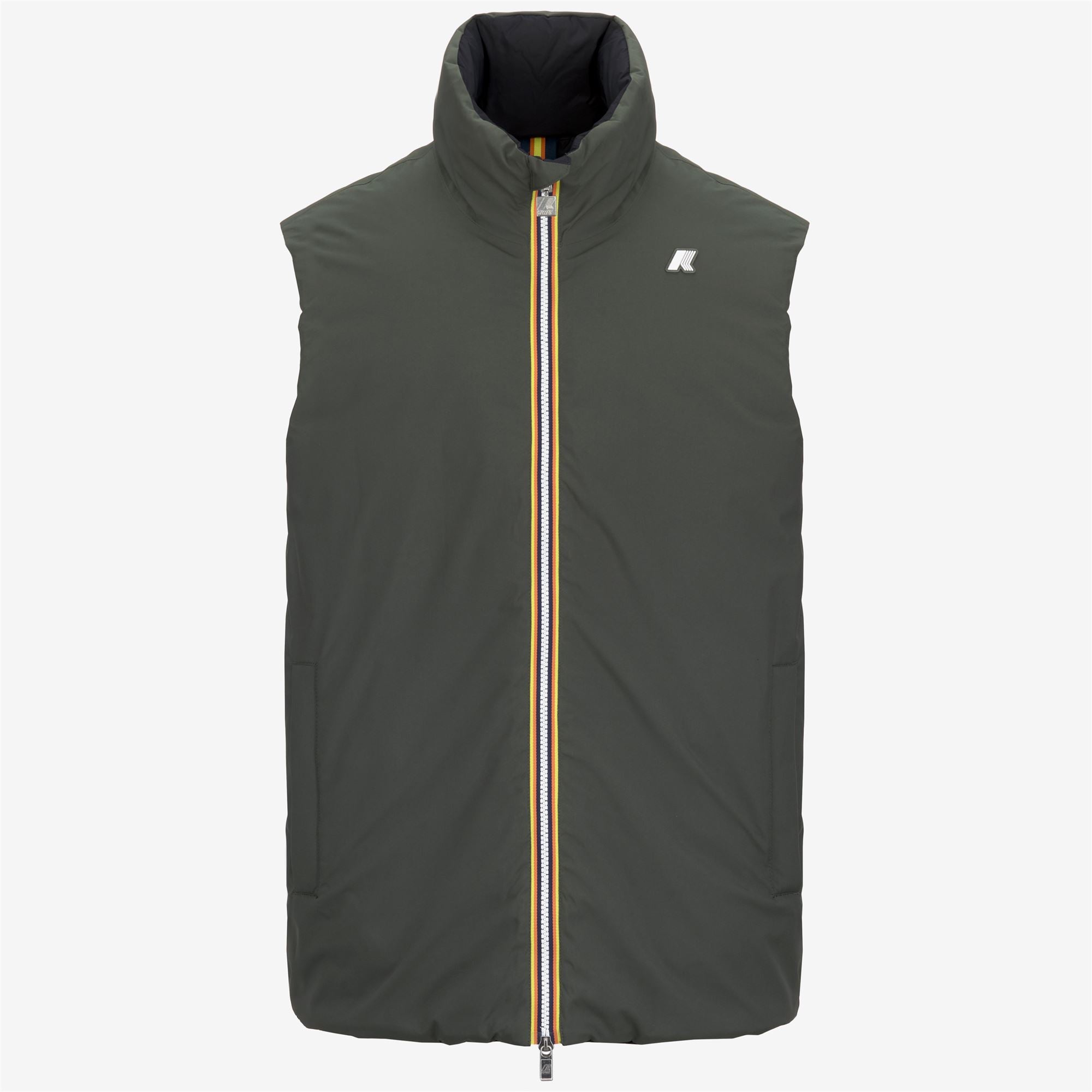 VALEN ST THERMO REVERSIBLE - Jackets - Short - Man - GREEN BLACKISH-BLACK PURE