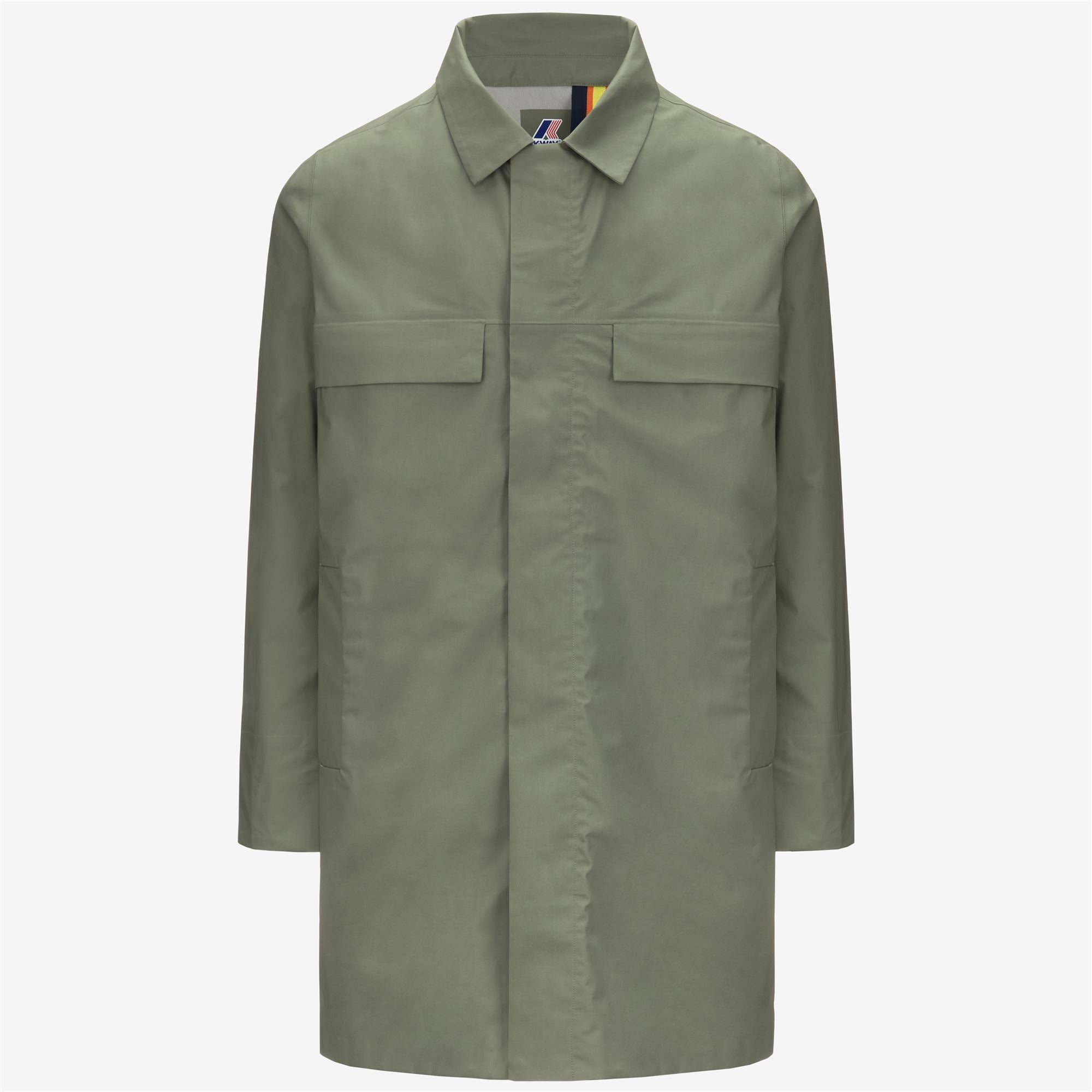 POIR 3L POPLIN - Jackets - 3/4 LENGTH - Man - GREEN LICHEN-BEIGE LT
