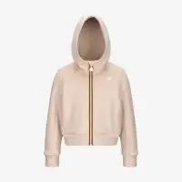 P. DIVINE LIGHT SPACER - Fleece - Hoodie Full Zip - Girl - PINK TINT