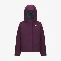 P. LILY SOFT TOUCH MARMOTTA - Jackets - Short - Girl - VIOLET DK PURPLE-GREY GOAT