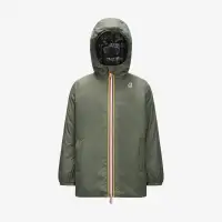 P. SOPHIE THERMO PLUS.2 REVERSIBLE - Jackets - Mid - Girl - GREEN BLACKISH-BLACK PURE