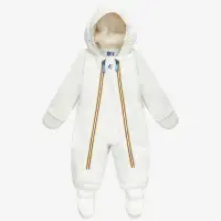 E. LE VRAI 3.0 SNOTTY ORSETTO - Sport Suits - TRACKSUIT - Kid unisex - ECRU-WHITE