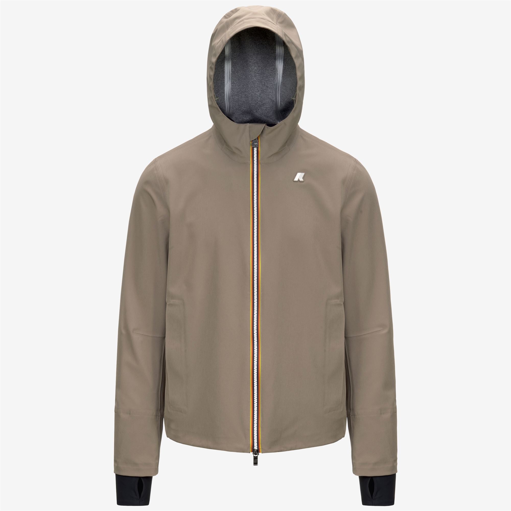 JACKO BONDED JERSEY - Jackets - Short - Man - BEIGE TAUPE