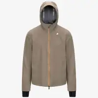 JACKO BONDED JERSEY - Jackets - Short - Man - BEIGE TAUPE