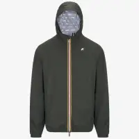 JACK STRETCH DOT - Jackets - Short - Man - GREEN BLACKISH