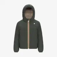 P. JACK ST THERMO REVERSIBLE - Jackets - Short - Boy - GREEN B-BEIGE G
