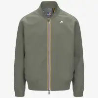 AURENE STRETCH DOT - Jackets - Short - Man - GREEN LICHEN