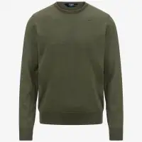 SEBASTIEN MERINO - KNITWEAR - Pull  Over - Man - GREEN SAGE