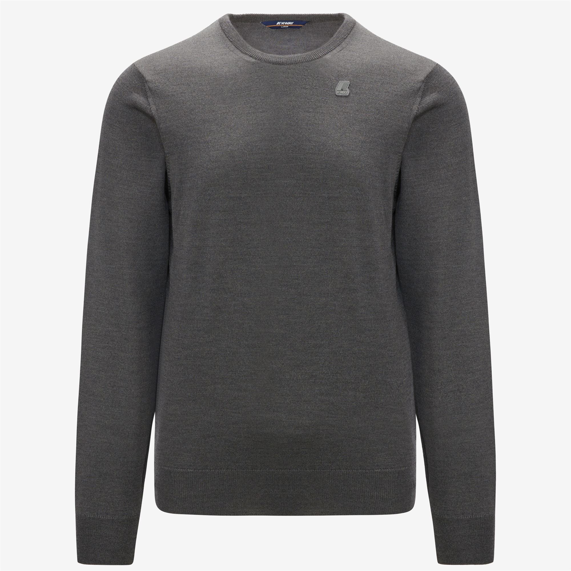 SEBASTIEN MERINO - KNITWEAR - Pull  Over - Man - GREY MD MEL