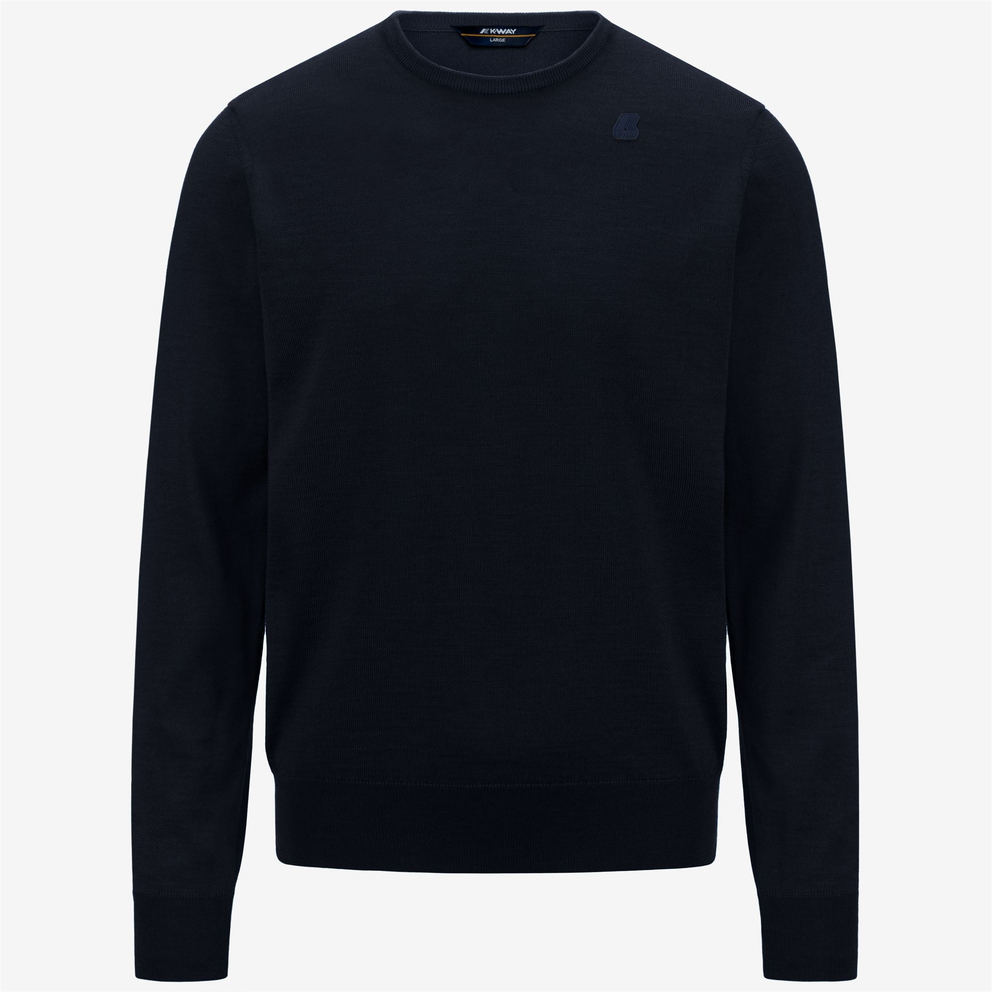 SEBASTIEN MERINO - KNITWEAR - Pull  Over - Man - BLUE DEPTH