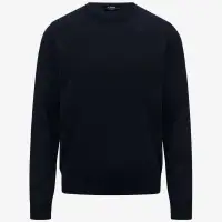 SEBASTIEN MERINO - KNITWEAR - Pull  Over - Man - BLUE DEPTH