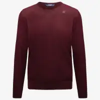 SEBASTIEN MERINO - KNITWEAR - Pull  Over - Man - BROWN BLACKENED