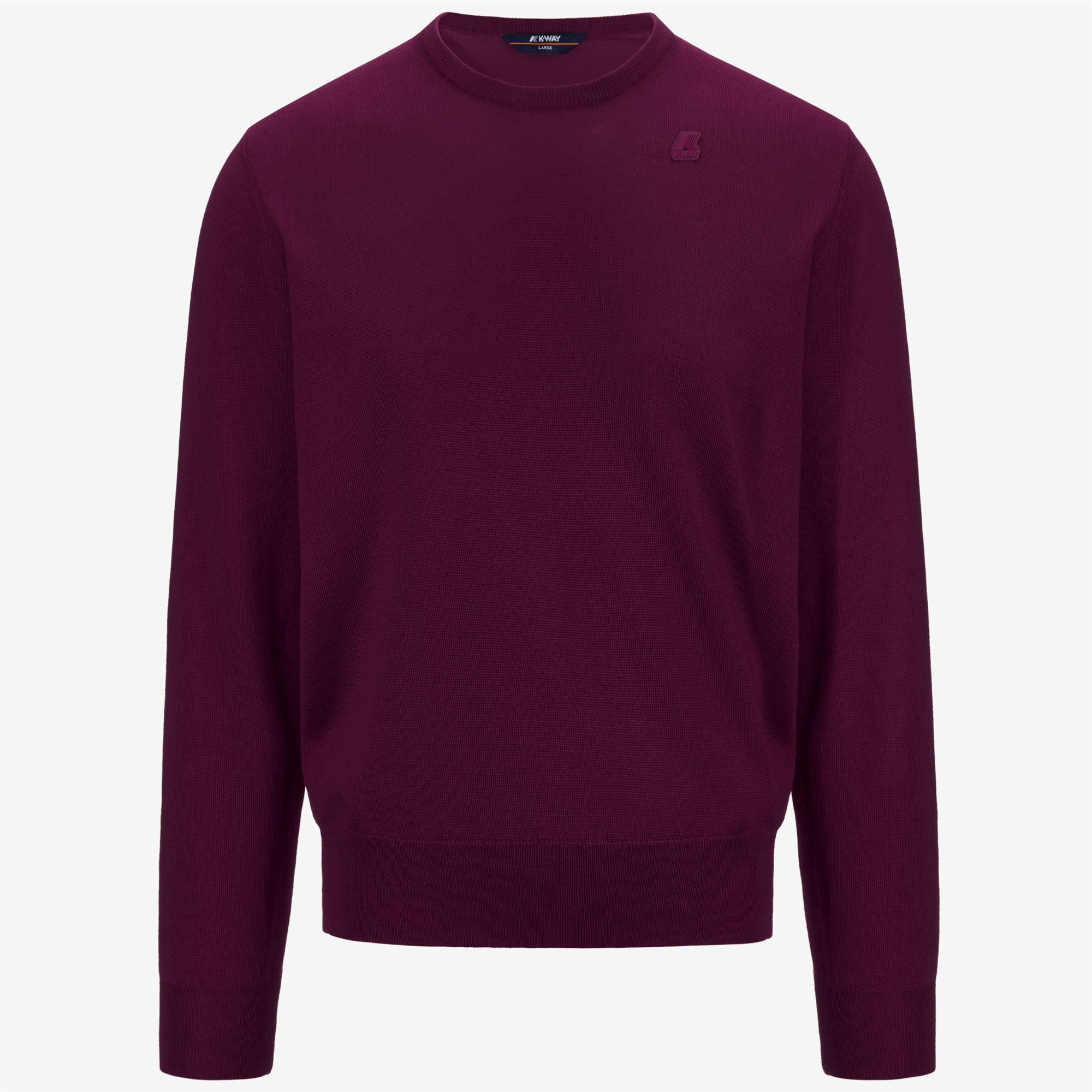 SEBASTIEN MERINO - KNITWEAR - Pull  Over - Man - VIOLET WINE