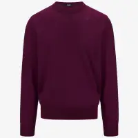 SEBASTIEN MERINO - KNITWEAR - Pull  Over - Man - VIOLET WINE