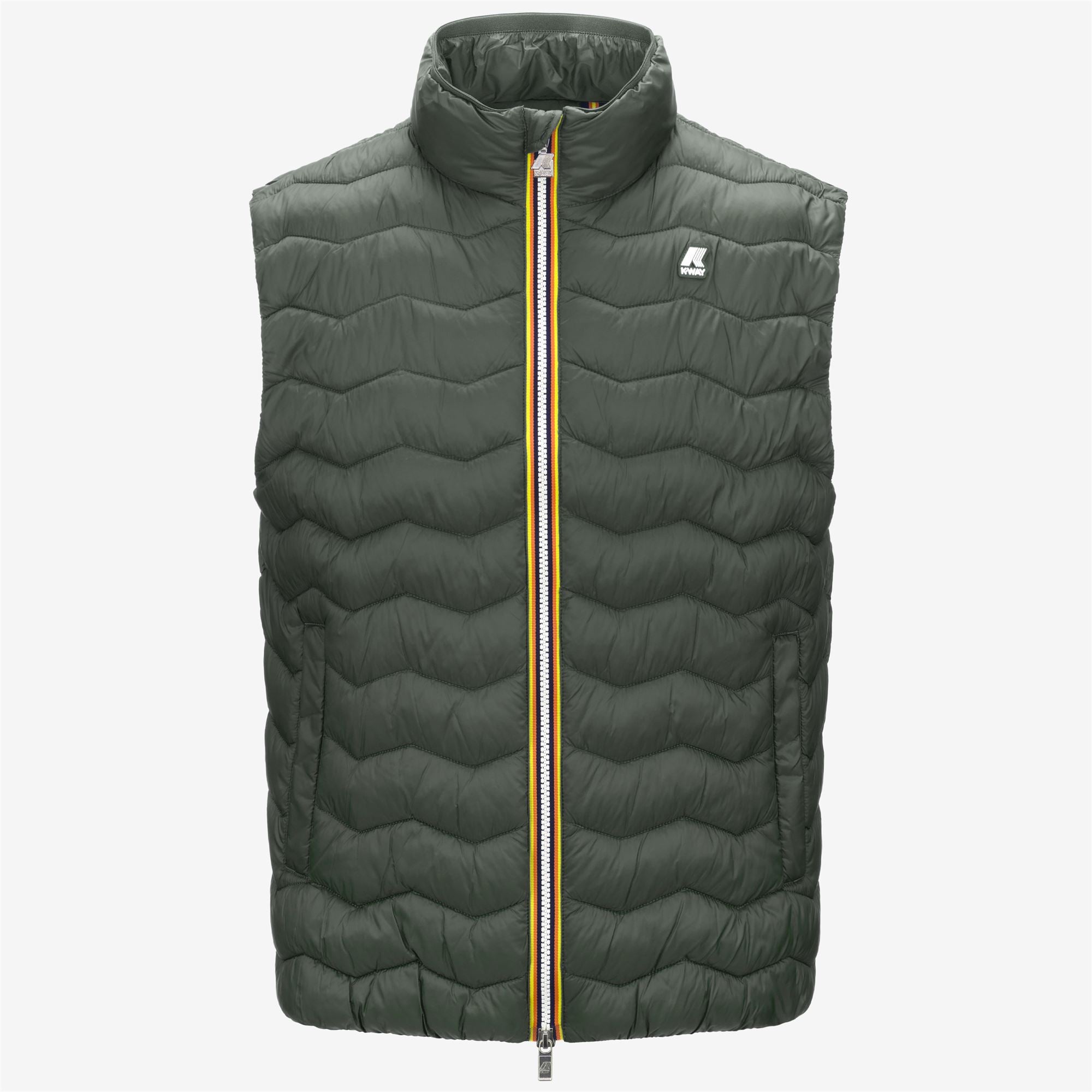 VALEN QUILTED WARM - Jackets - Vest - Man - GREEN BLACKISH
