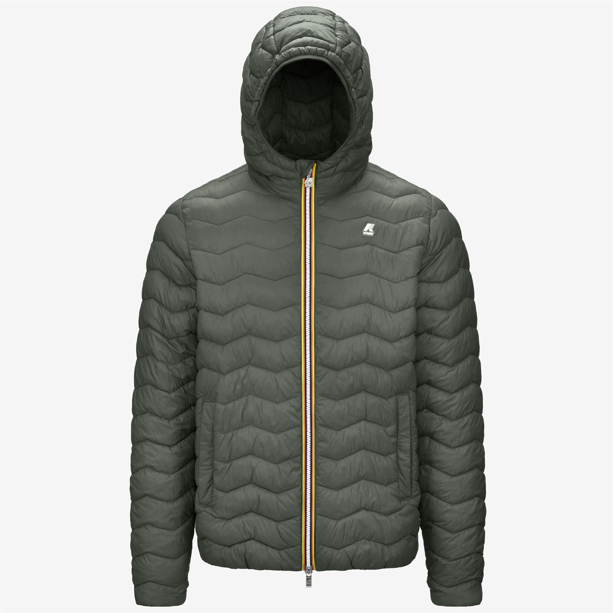 JACK QUILTED WARM - Jackets - Short - Man - GREEN BLACKISH