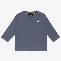 E. ELMETTE JERSEY PEACH - T-ShirtsTop - T-Shirt - Kid unisex - GREY BLUE AVIO
