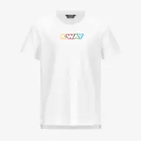P. EMEL  BOLD OUTLINE  JERSEY - T-ShirtsTop - T-Shirt - Girl - WHITE