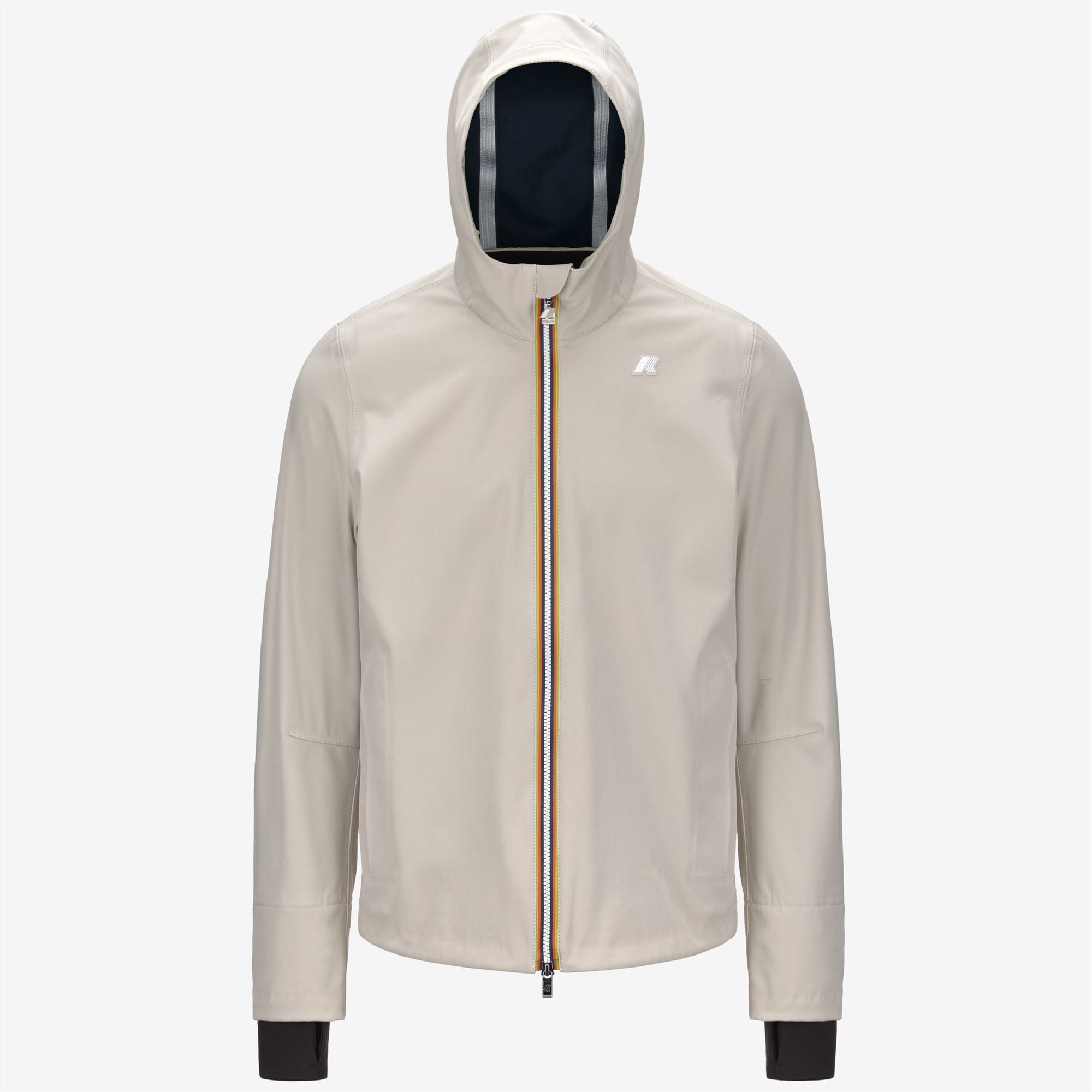 JACKO BONDED - Jackets - Short - Man - BEIGE G-BLUE D