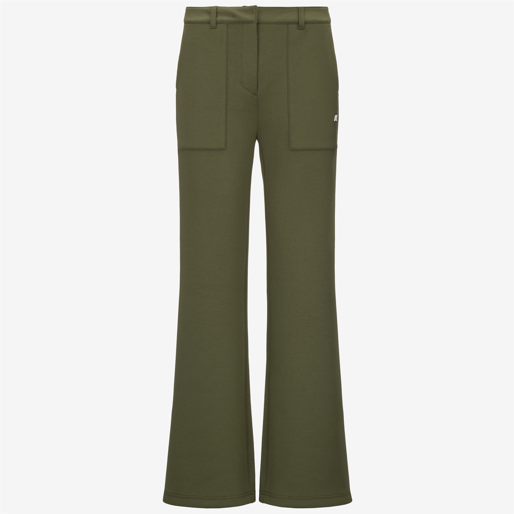 JANINNE LIGHT SPACER - Pants - Sport Trousers - Woman - GREEN CYPRESS