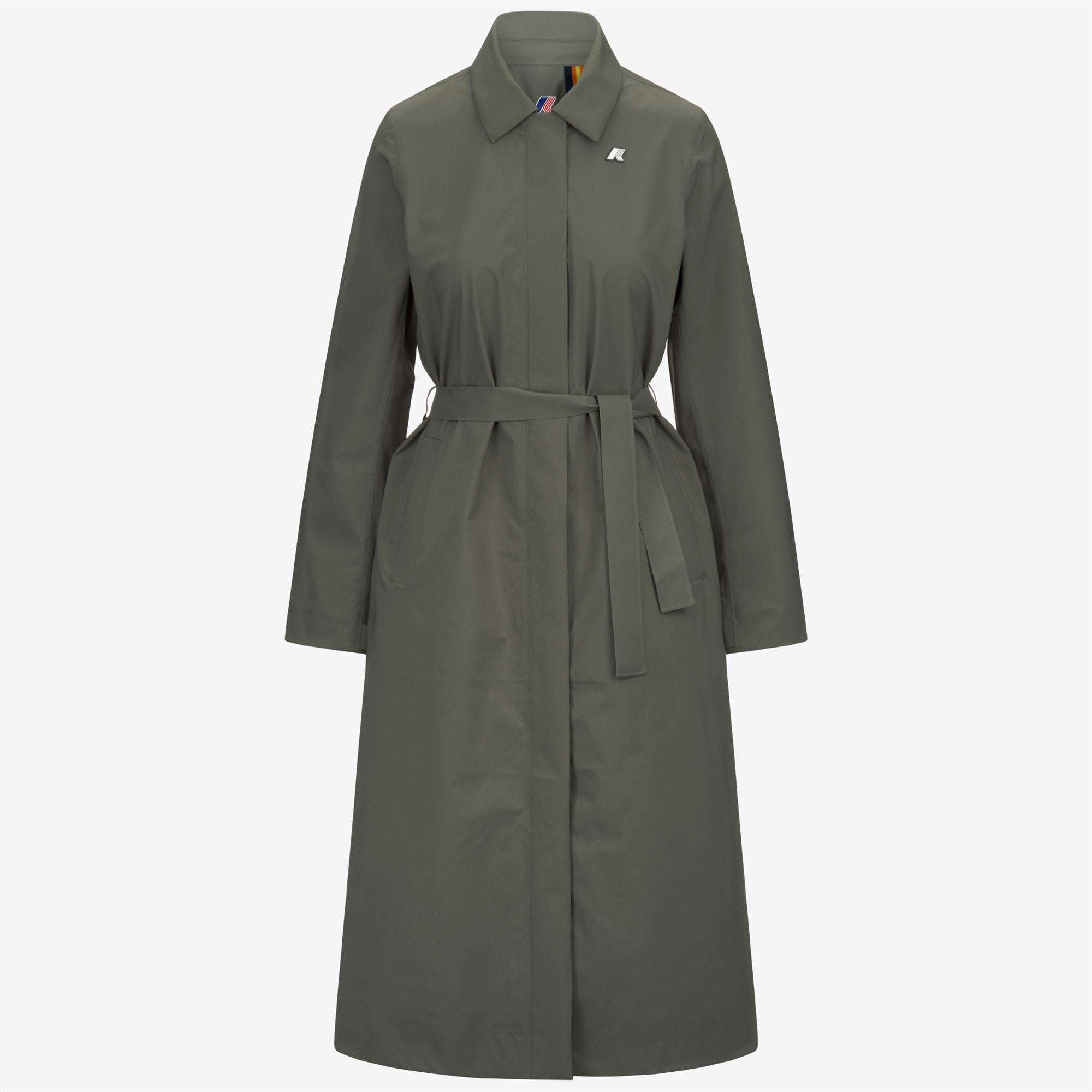 BARBRA STRETCH 2L - Jackets - Long - Woman - GREEN LICHEN