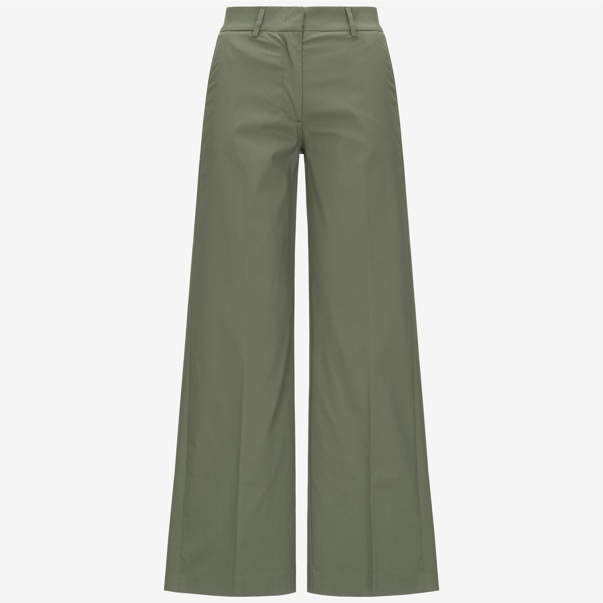 TYA TWILL TECH - Pants - CHINO - Woman - GREEN LICHEN